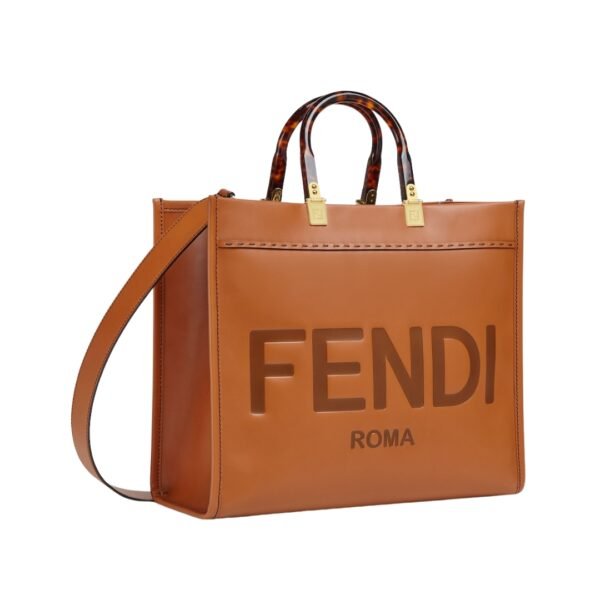 Braune Kalbsledertasche 31 cm - Image 3