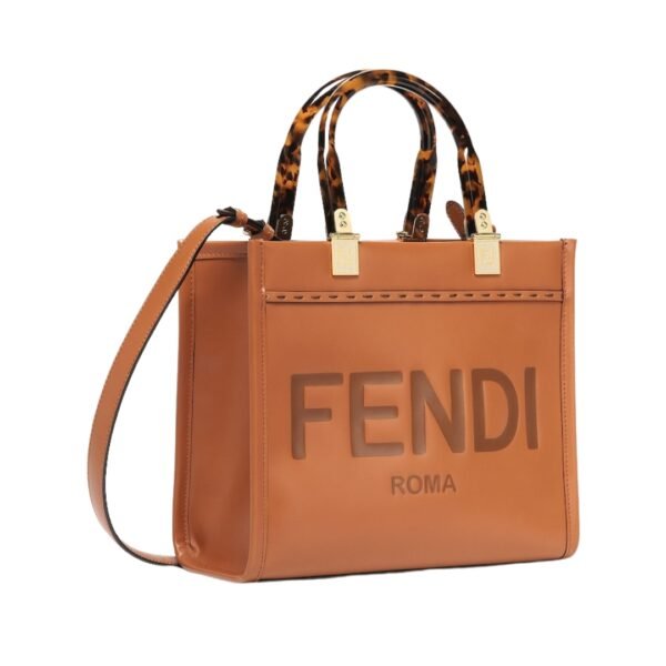 Braune Kalbsledertasche 22 cm - Image 3