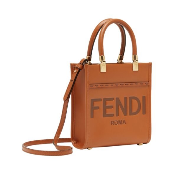 Mini braune Ledertasche 17.5 cm - Image 3