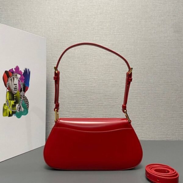 Patent Leather Shoulder Bag Rot 22 cm - Image 5
