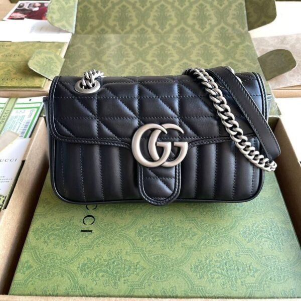 GG Marmont Schwarz/Silber 22 cm - Image 2