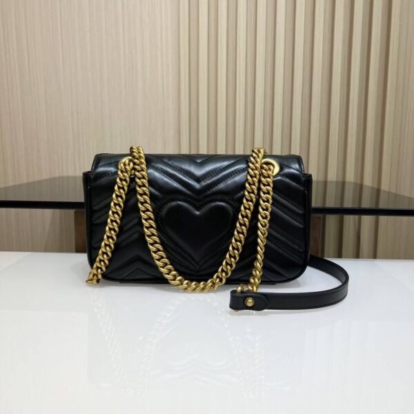 GG Marmont Schwarz/Goldbraun 26 cm - Image 3