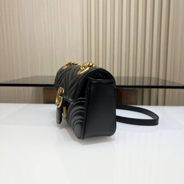 GG Marmont Schwarz/Goldbraun 26 cm - Image 4