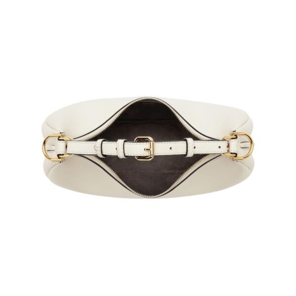 Weiße Ledertasche 24.5 cm - Image 4