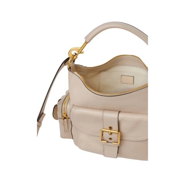 Kamera-Tasche aus glänzendem Leder 34 cm - Image 4