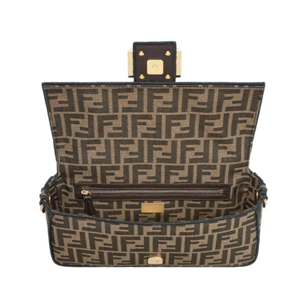 FF-Tasche aus braunem Stoff 15 cm - Image 4