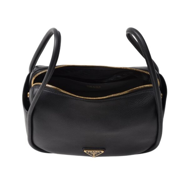Darling Lederhandtasche in Schwarz 18 cm - Image 4