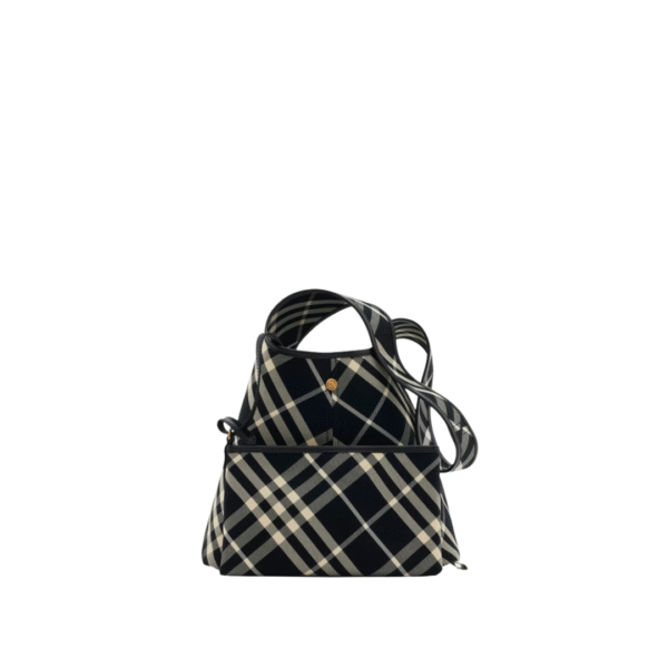 Kleine Karo Schultertasche 26 cm