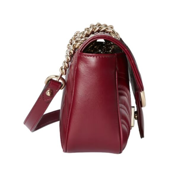 GG Marmont Mini-Schultertasche Gucci Rot 22 cm - Image 4