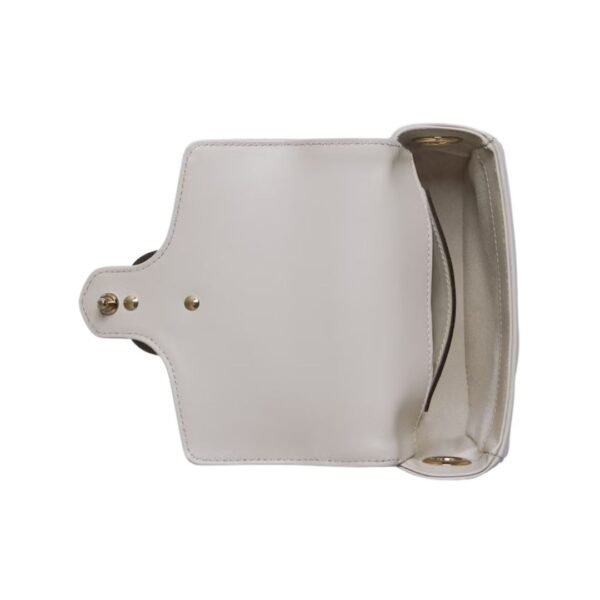 GG Marmont Mini-Tote Hellgrau 17 cm - Image 4