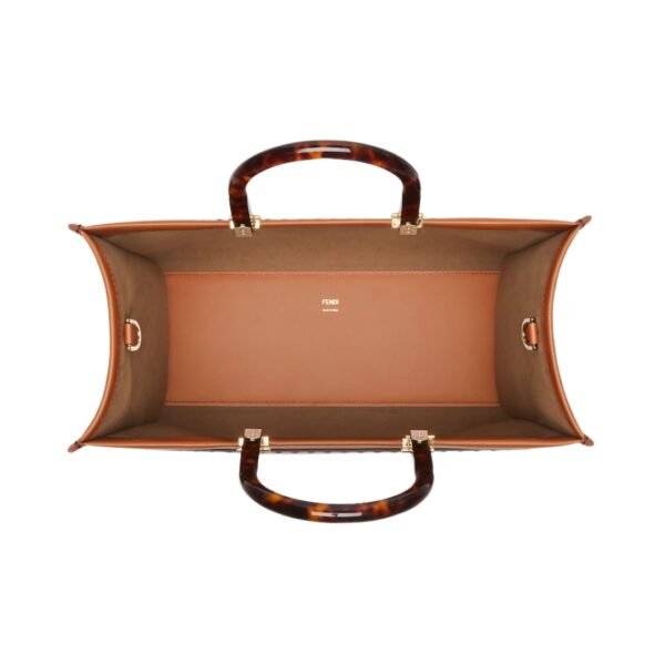 Braune Kalbsledertasche 31 cm - Image 4