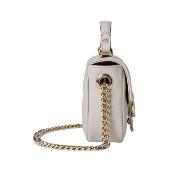 GG Marmont Mini-Tote Hellgrau 17 cm - Image 5
