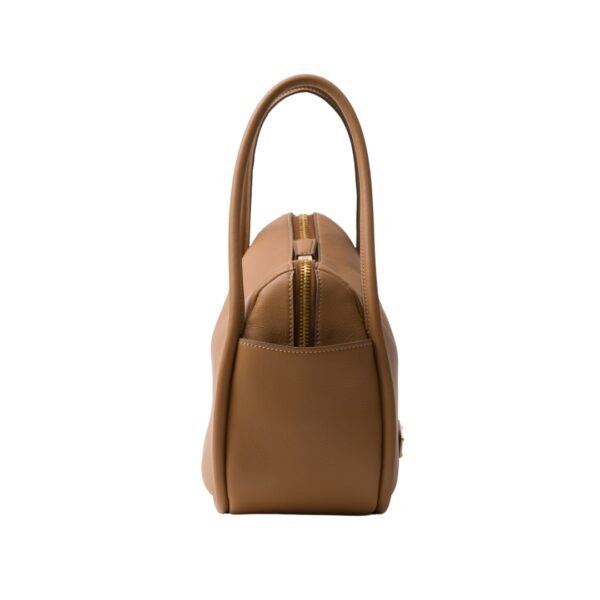 Darling Lederhandtasche in Karamell 18cm - Image 5