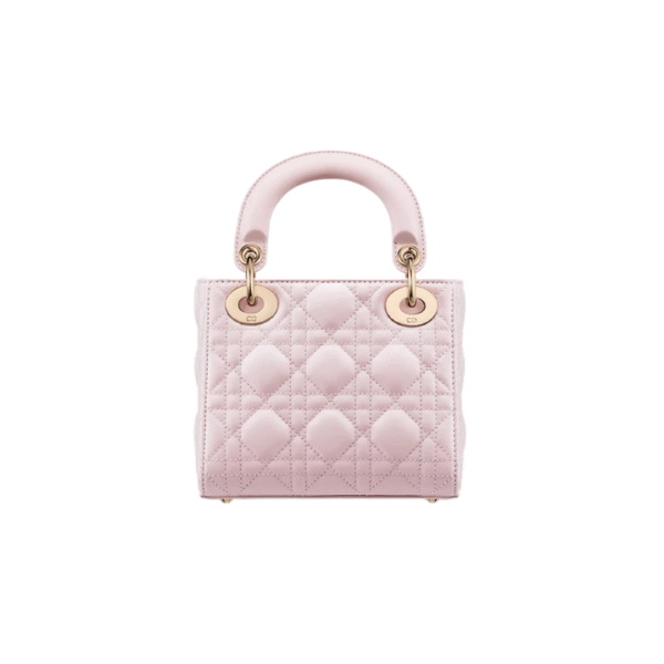 Blush roze lamsleer met Cannage-motief 20cm - Image 5