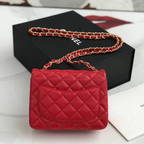 Mini Classic Flap Rot 17 cm - Image 4