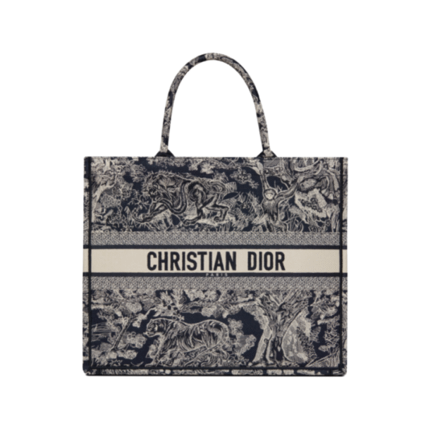 Book Tote Blau/Beige 42 cm