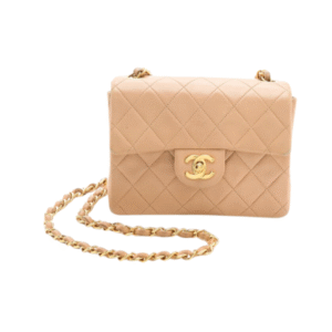 Mini Classic Flap Beige 17 cm