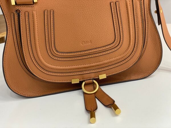 Marcie-genarbtem Braun 36 cm - Image 3