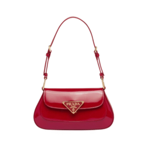 Patent Leather Shoulder Bag Rot 22 cm