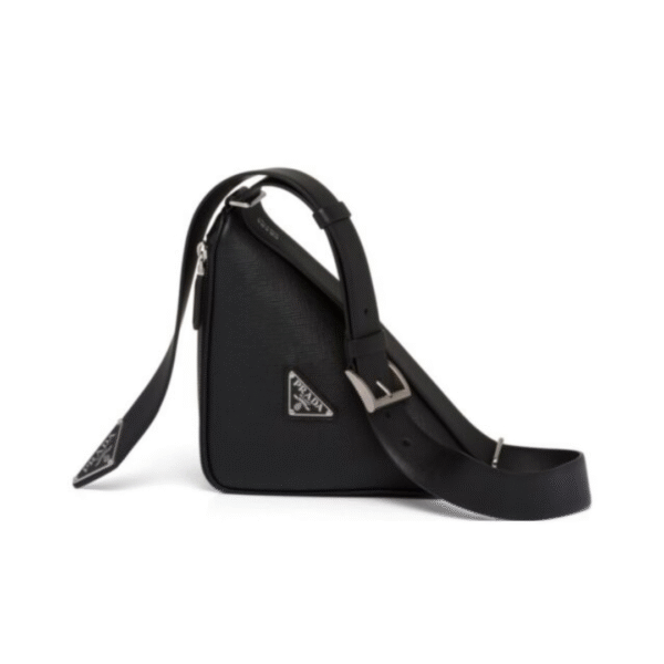 Saffiano Triangle Schwarz 25 cm
