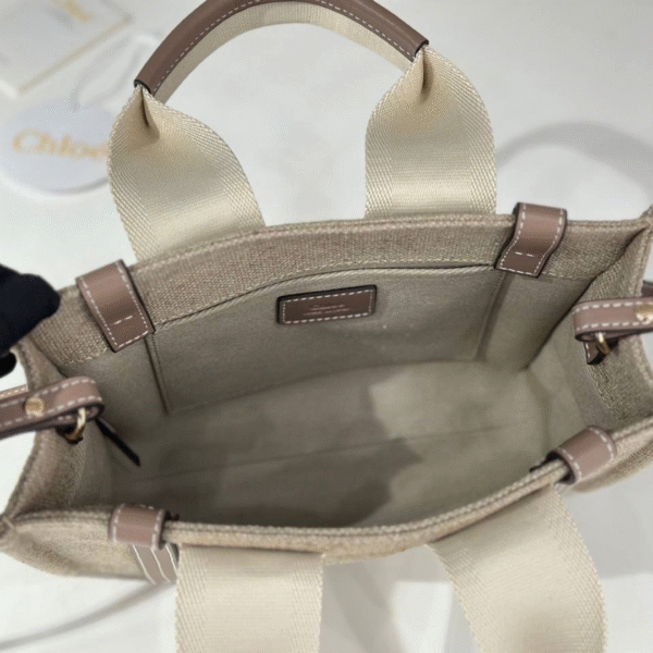 Woody Tote Bag Musk Grau 26 cm - Image 5