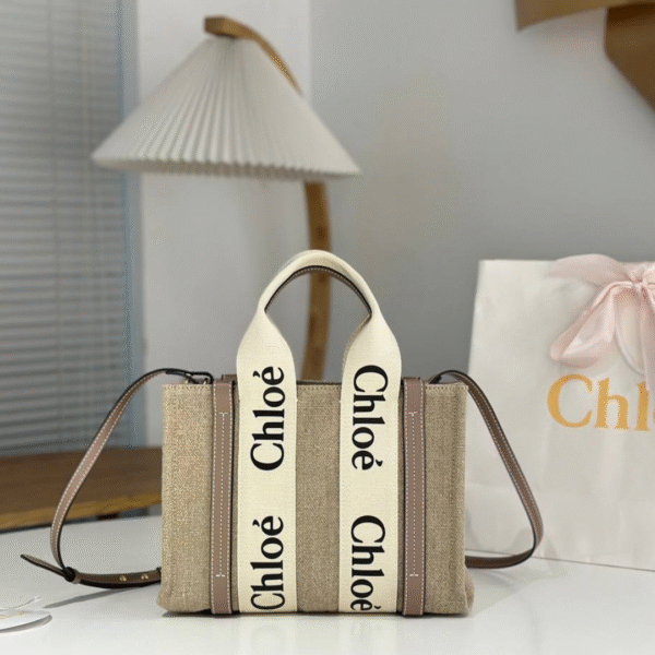 Woody Tote Bag Musk Grau 26 cm - Image 6