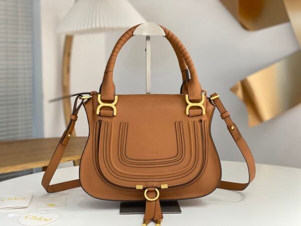 Marcie-genarbtem Braun 36 cm - Image 7