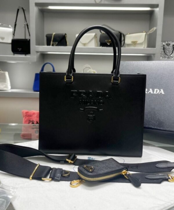 Saffiano Schwarz 28 cm - Image 2