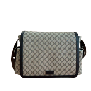 Мittelgroße Wickeltasche in Beige 44 cm
