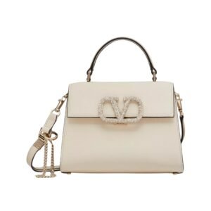 Juwelenbestickung Light Ivory/Crystal 22 cm