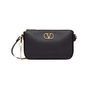 Kalbsleder Crossbody Black 20.5 cm