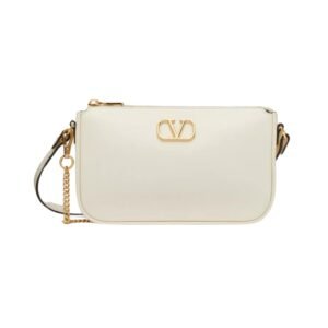 Kalbsleder Crossbody Ivory 20.5 cm