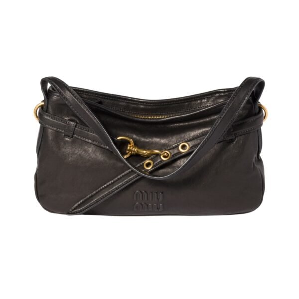 Aventure-Nappa-Leder Schwarz 19 cm