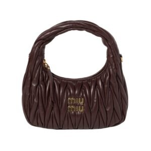 Matelassé-Nappa-Leder-Hobo Briarwood 20 cm