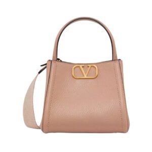 Genarbtes Kalbsleder Rose Cannelle 19 cm