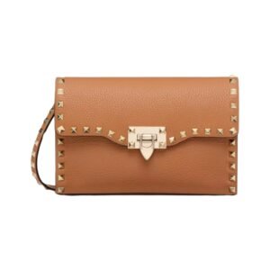 Kalbsleder Crossbody Mandel 22.5 cm