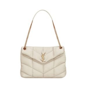 Puffer Medium aus Nappaleder 35 cm