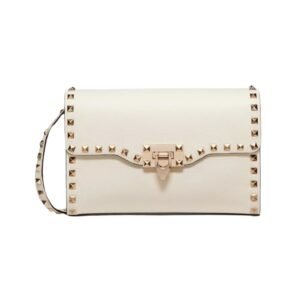 Kalbsleder Crossbody Hell-Elfenbein 22.5 cm