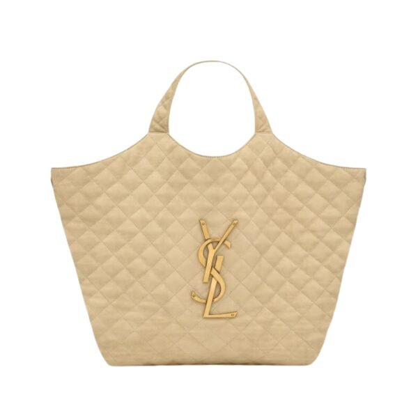 Icare Maxi Shopping Bag aus gestepptem Nubuk-Leder 58 cm