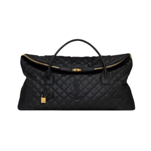 ES Giant Travel Bag aus gestepptem Leder 56 cm
