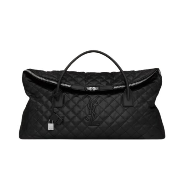 ES Giant Travel Bag aus gestepptem Leder 56 cm
