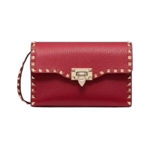 Kalbsleder Crossbody Rosso Valentino 22.5 cm