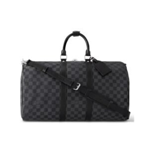 Keepall Damier Graphite Canvas Schultergurt 45 cm