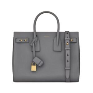 Sac de jour in supple grained leather – small 32 cm
