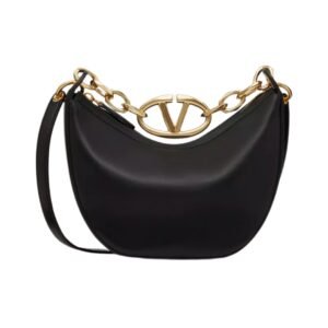 VLOGO moon mini hobo schwarz 20 cm