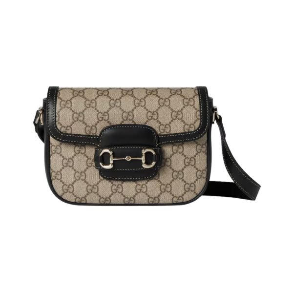 Weiche Mini-Schultertasche aus braunem Leder 20 cm
