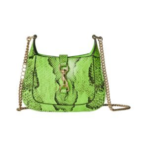 Mini-Tasche aus Pythonleder 19.5 cm
