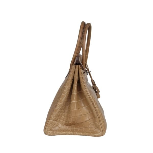 Poussière Matt Alligator mit Palladium-Beschlägen 35 cm - Image 2