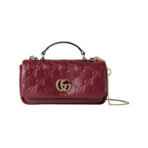 Henkeltasche mit hellgoldfarbener Schmuckverzierung 21.1 cm
