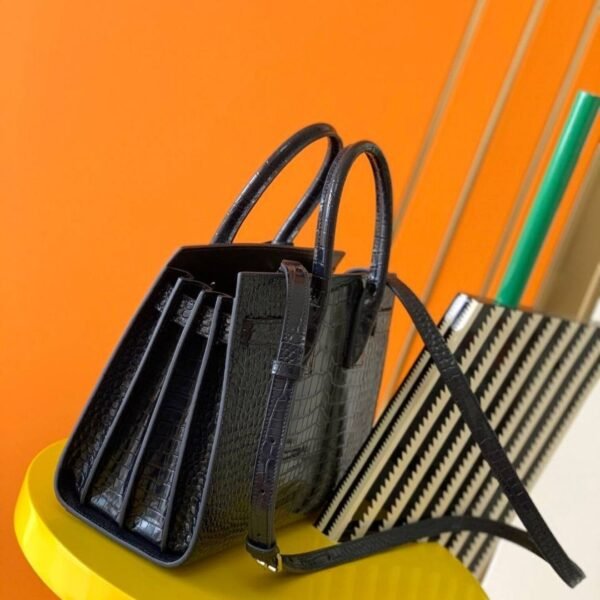 Sac de Jour Schwarz/Goldbraun 32 cm - Image 3